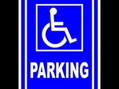 Handicap Parking sign